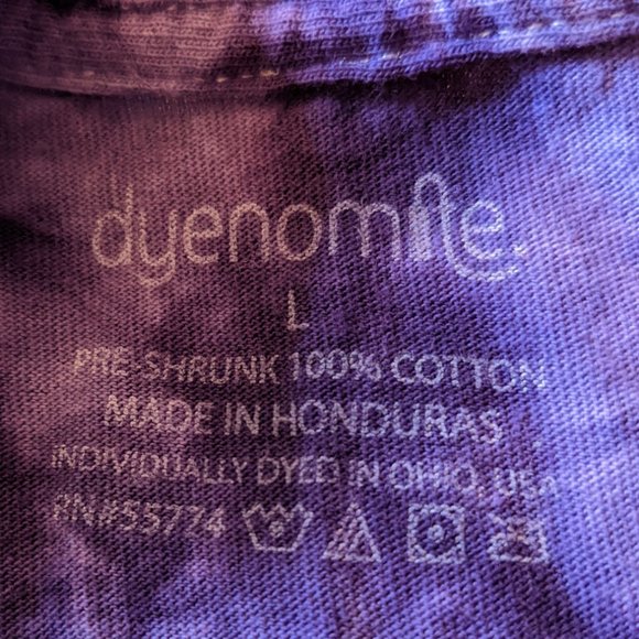 Tie-Dye Paw Print Tee Shirt - Picture 3 of 4